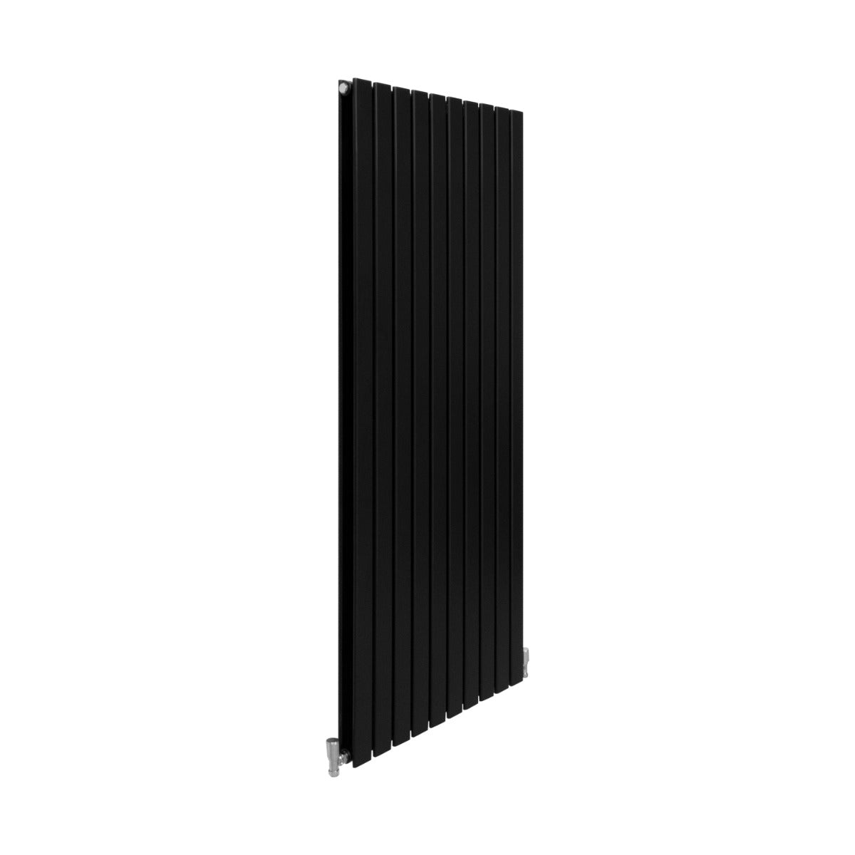Designer flade radiatorer i mat sort 1600 mm x 700 mm