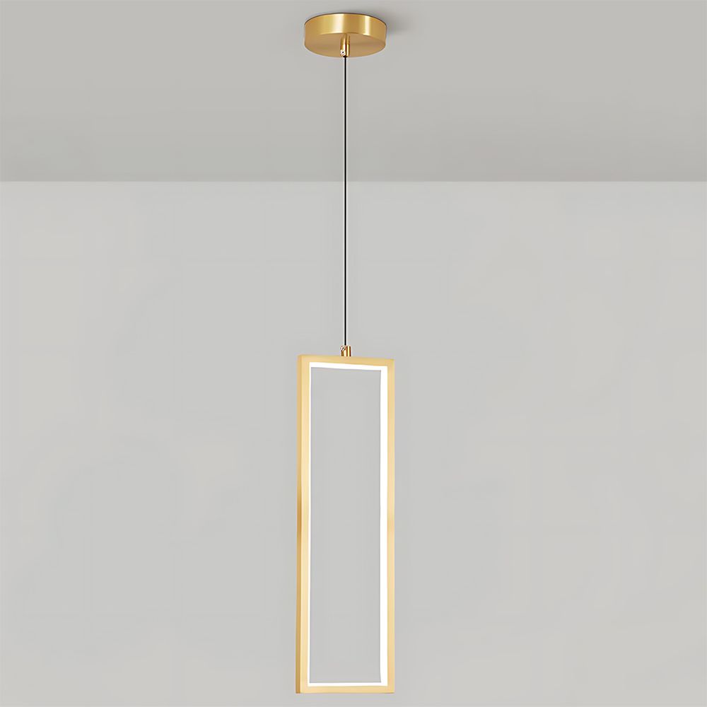 Toolight Pendellampe LHJ084-1CP LED Guld 12x12x20cm