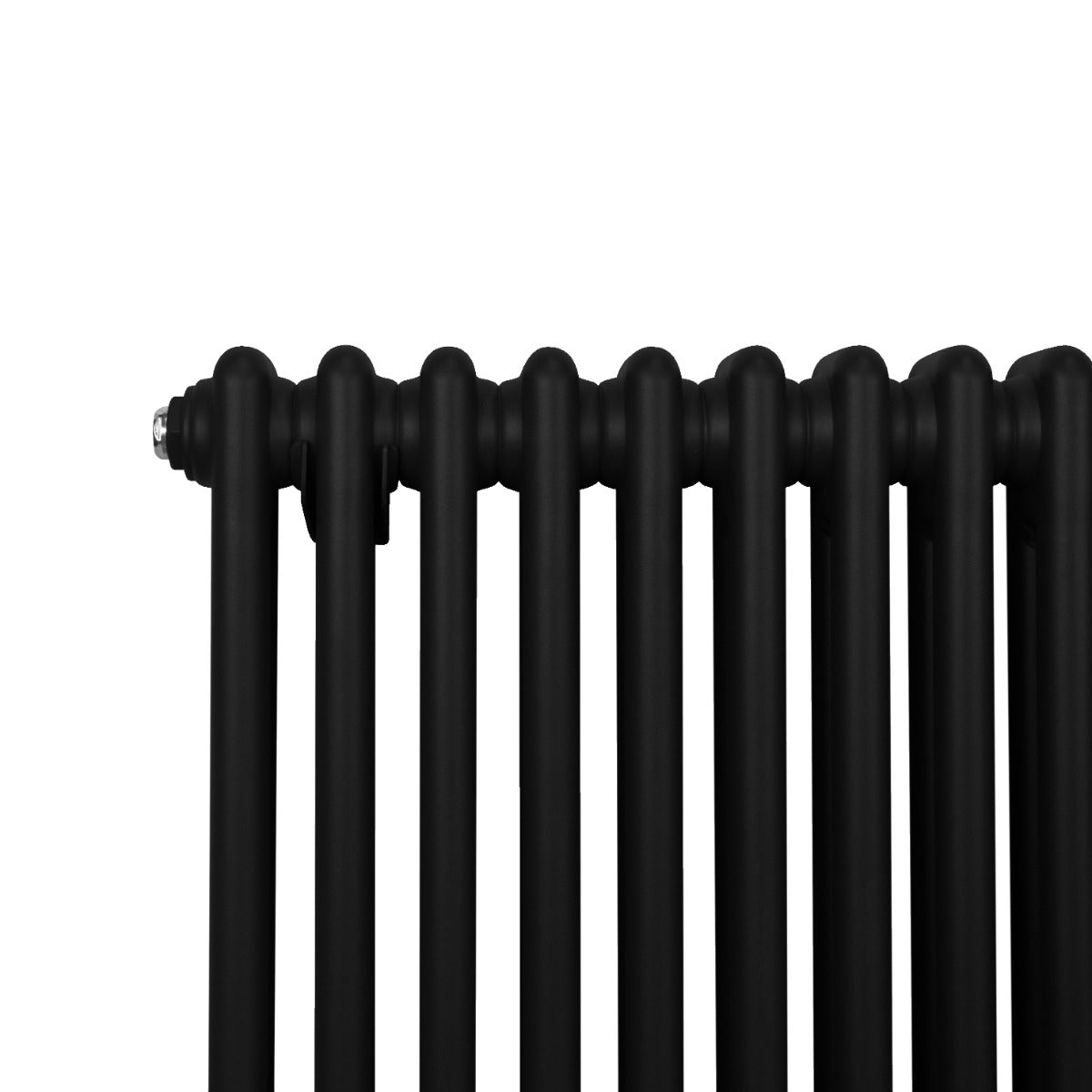Traditionel 2-søjlet radiator - 1800 x 292 mm - sort