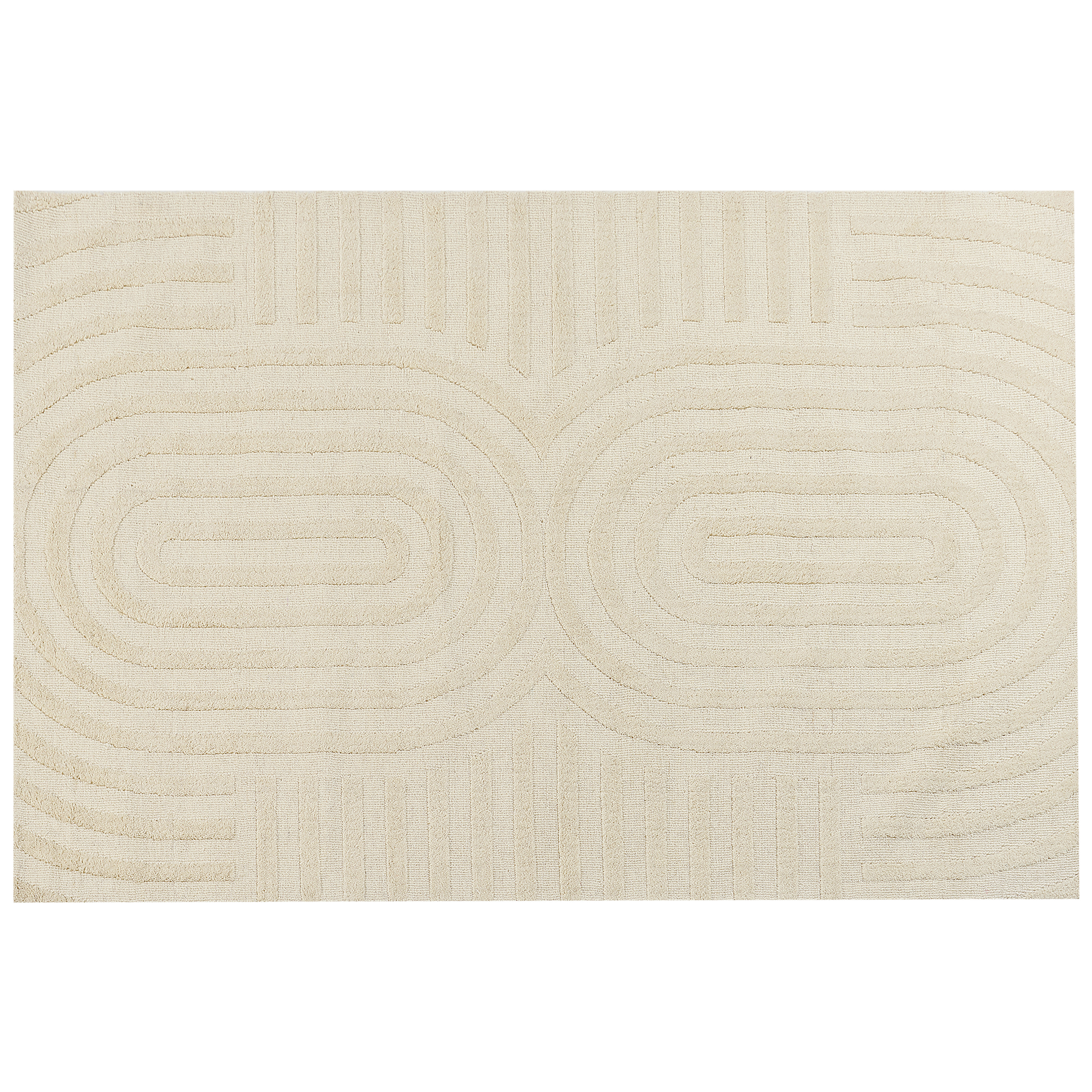 Gulvtæppe MASTUNG Beige 200 x 300 cm Uld