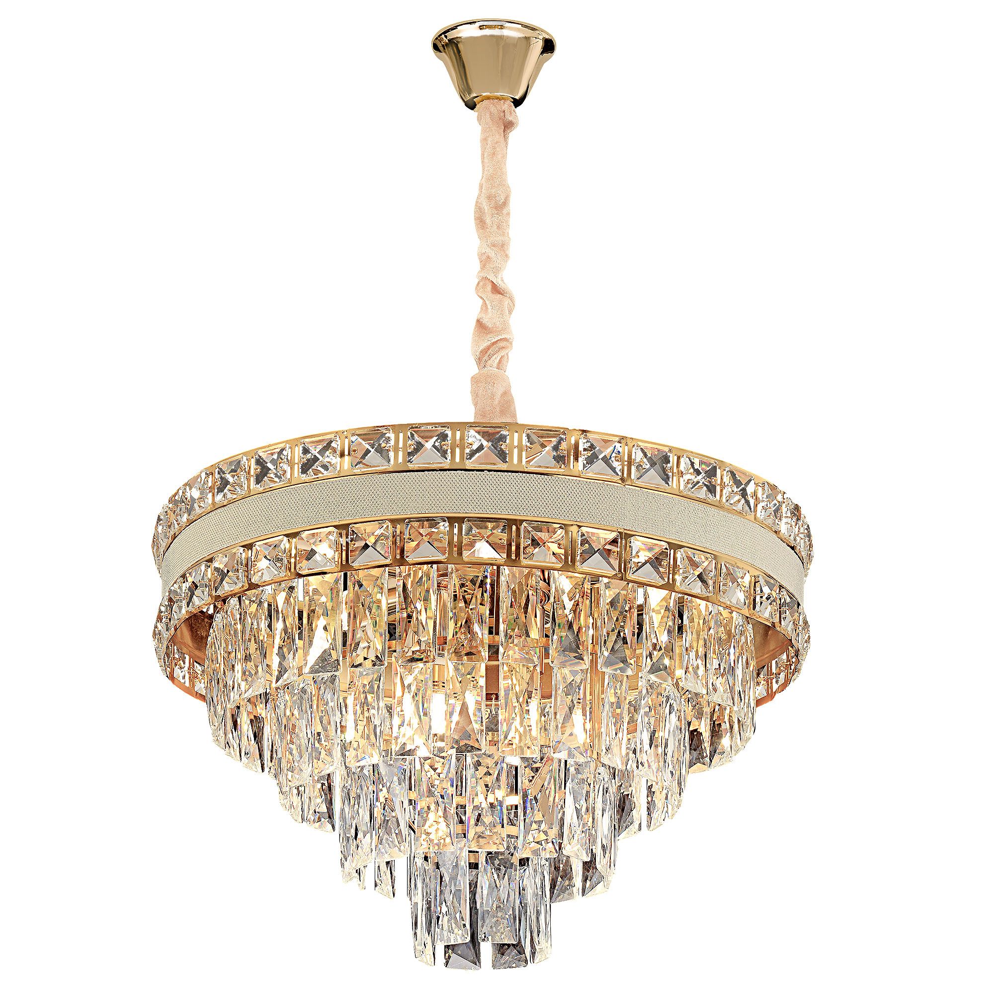 TOOLIGHT hængende loftlampe G048-CP 50cm Guld 70x48x30cm