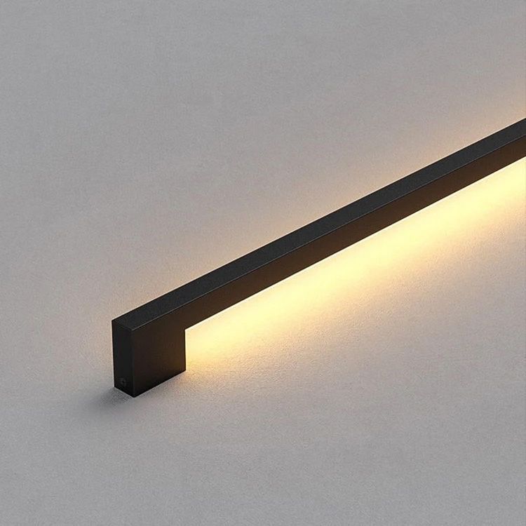 TOOLIGHT væglampe LHJ066-W LED Sort 1,5x4x150cm