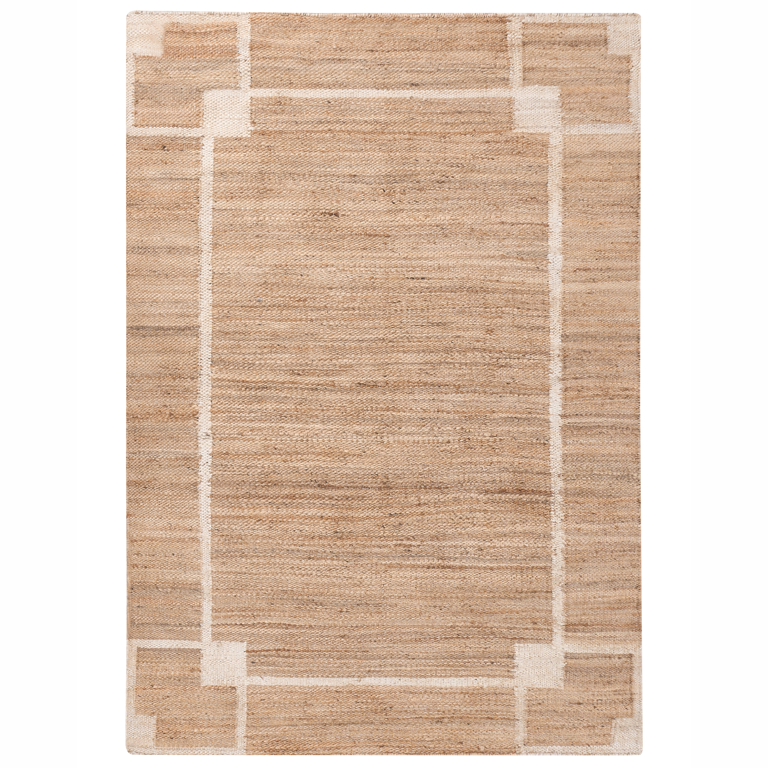 Gulvtæppe GONDIA Lys Beige 160 x 230 cm Jute
