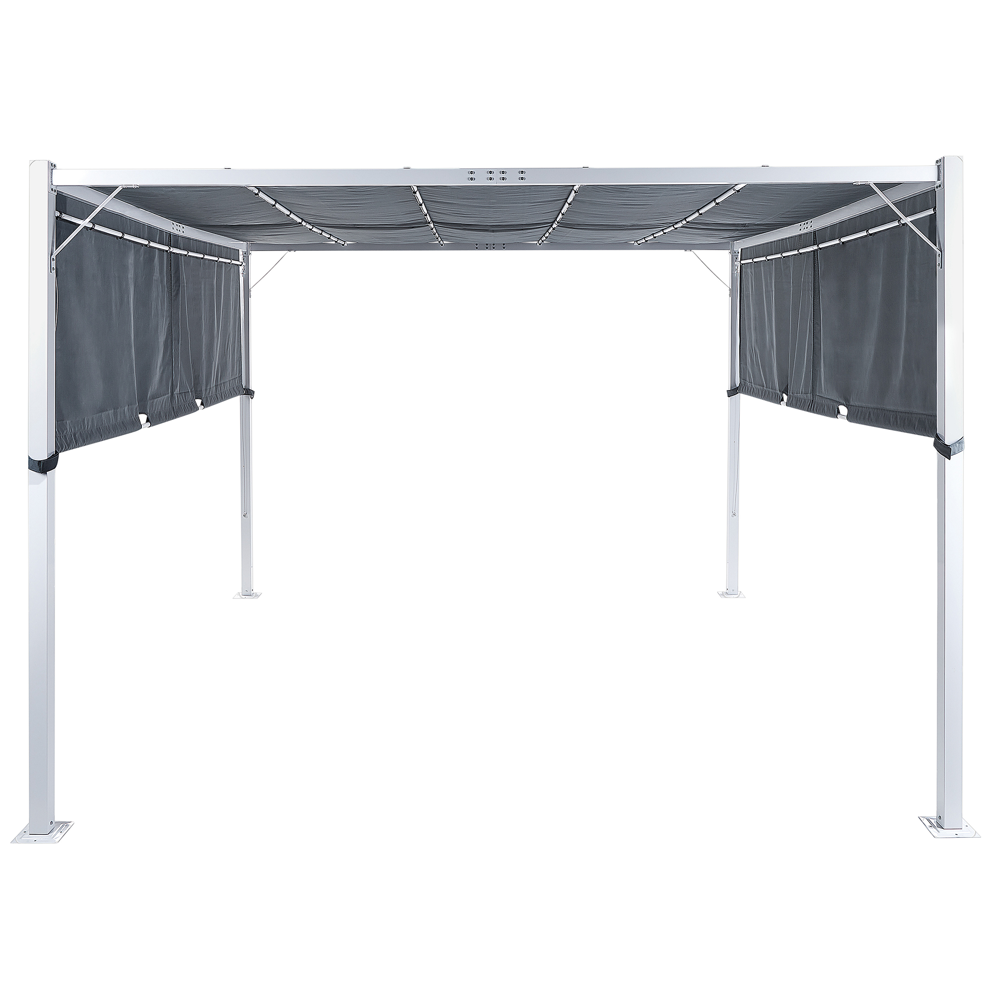 Lysthus LED PARGA 310 cm 310 cm Metal Grå