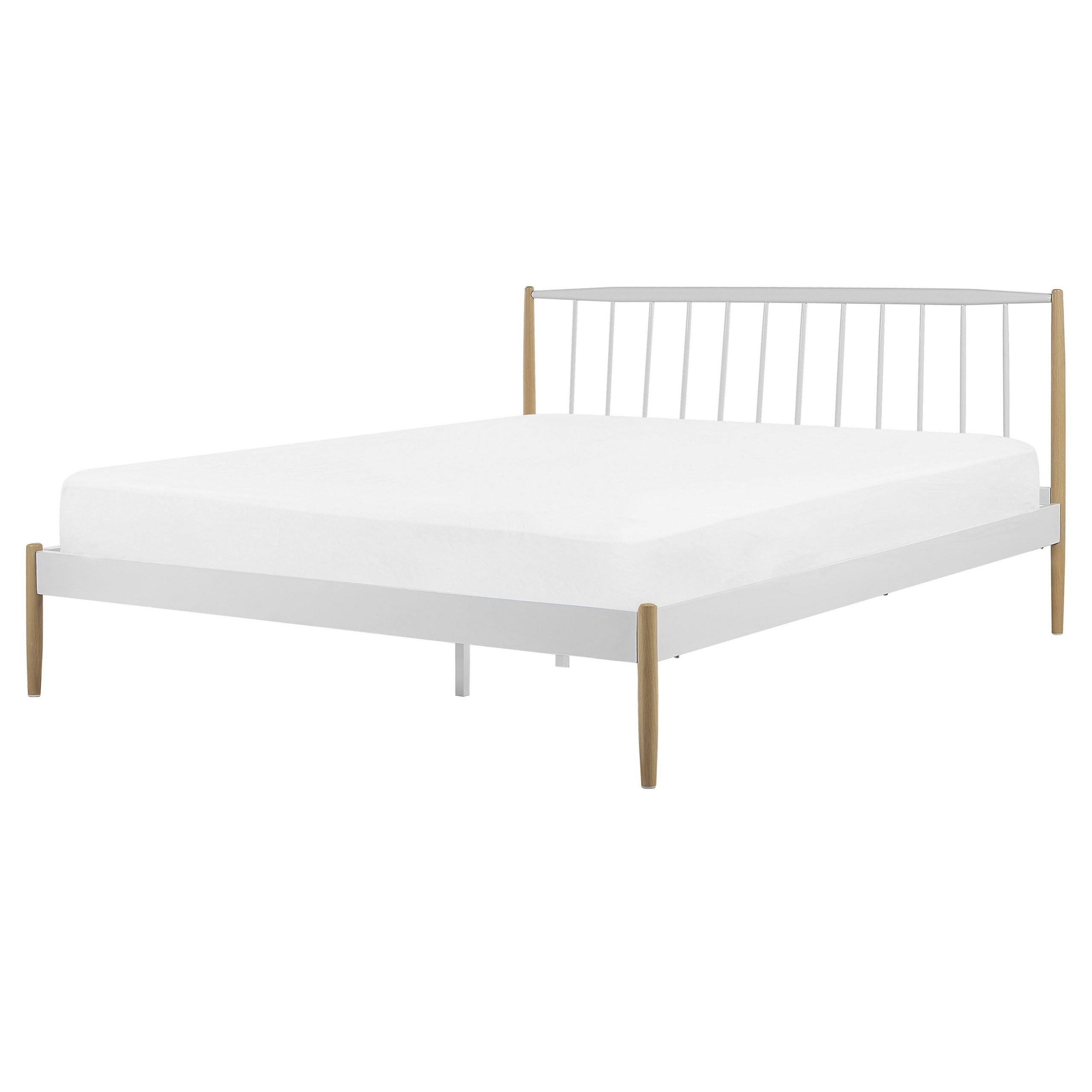 Seng Metal MAURS 160 x 200 cm Hvid