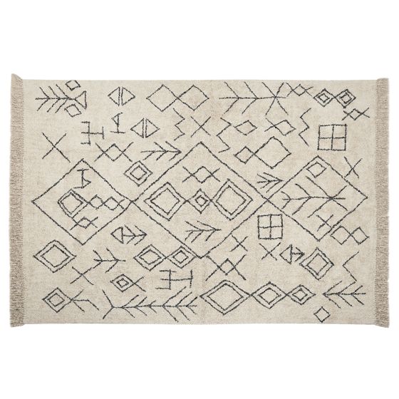 Gulvtæppe SOMEK Beige 160 x 230 cm Bomuld