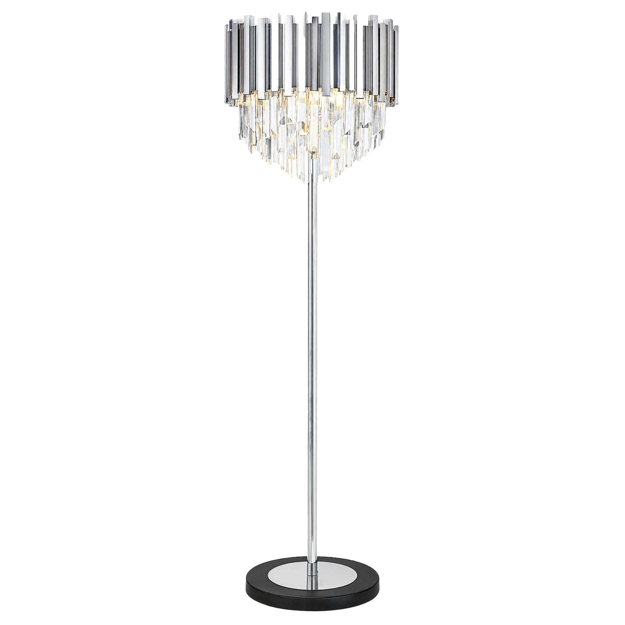 TOOLIGHT gulvlampe APP1716-3F krom, 34x34x153cm