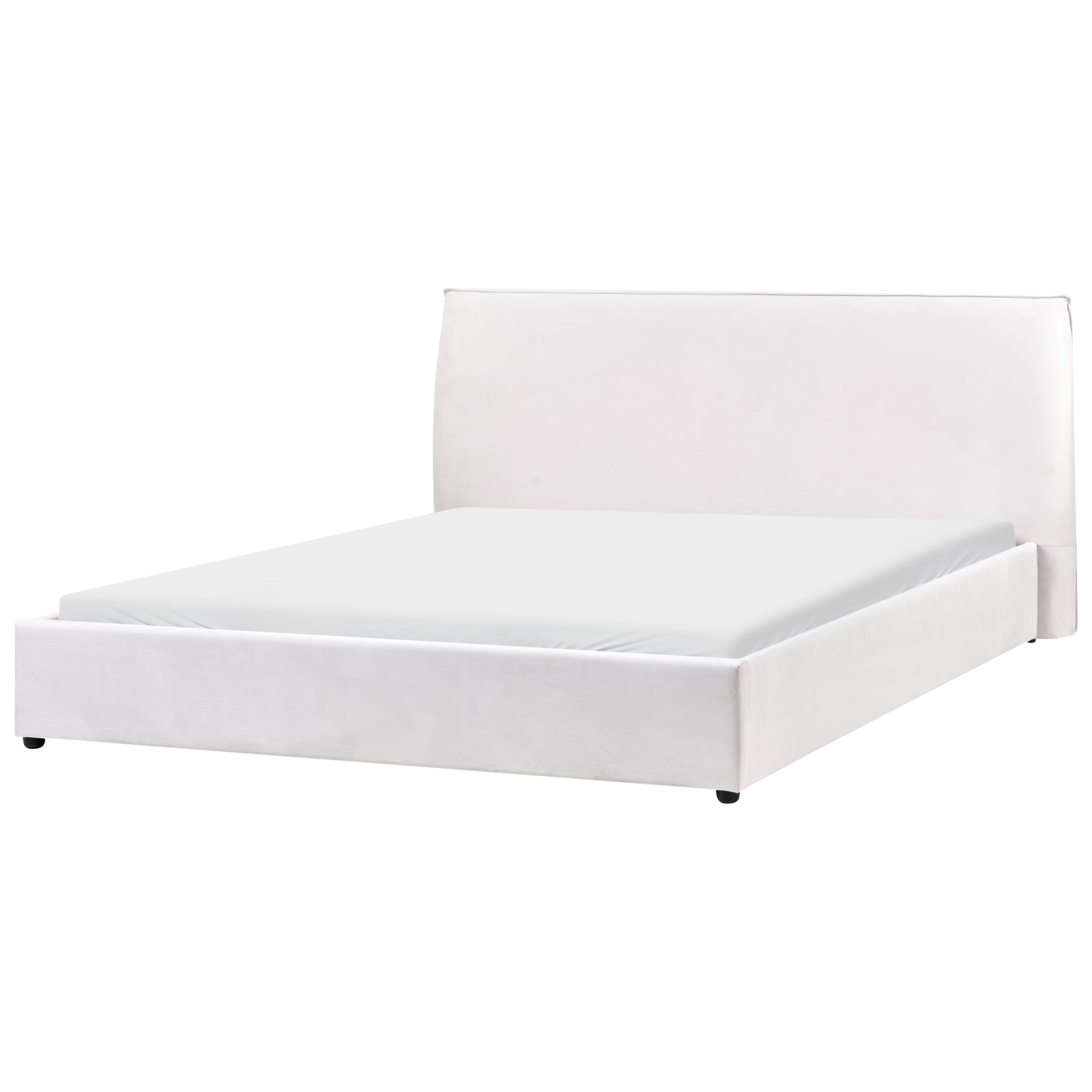 Seng Velour LAVAUR 180 x 200 cm Cremehvid