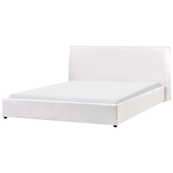 Seng Velour LAVAUR 180 x 200 cm Cremehvid