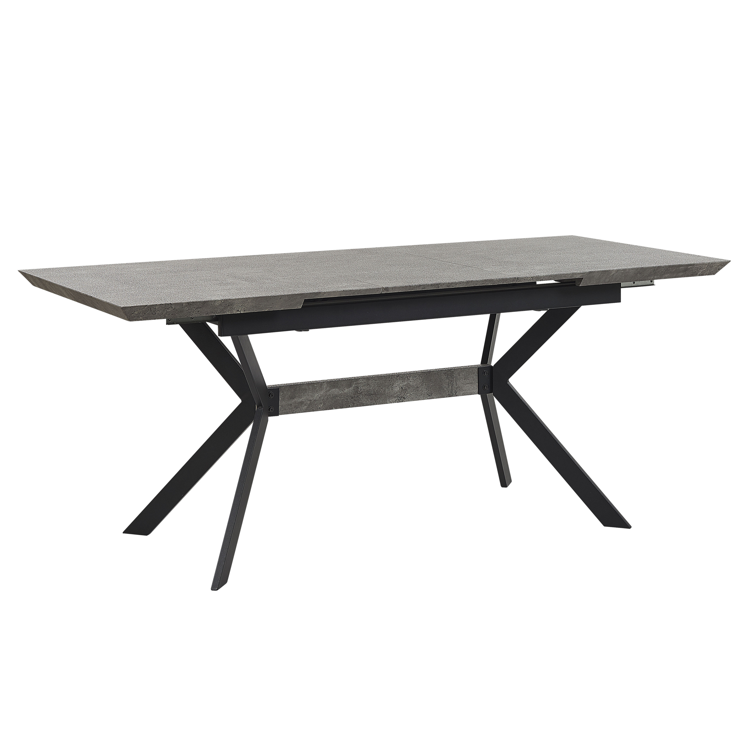 Spisebord med udtræk BENSON Lysegrå 140/180 cm 80 cm