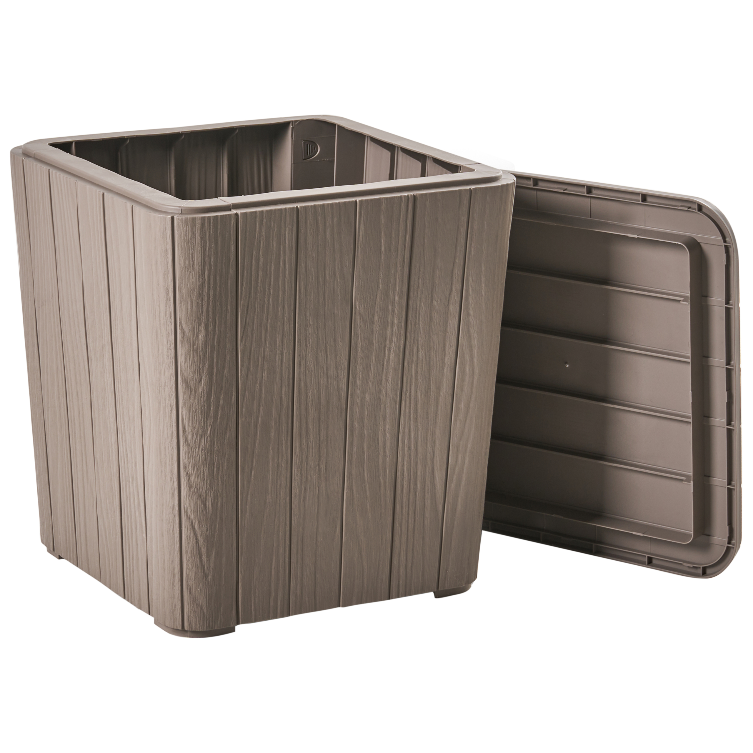 Opbevaringsboks SARANDI 40 cm 40 cm Brungrå