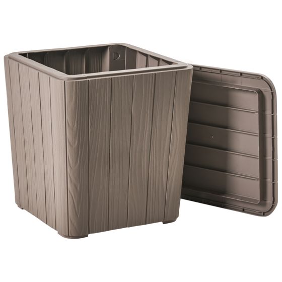 Opbevaringsboks SARANDI 40 cm 40 cm Brungrå