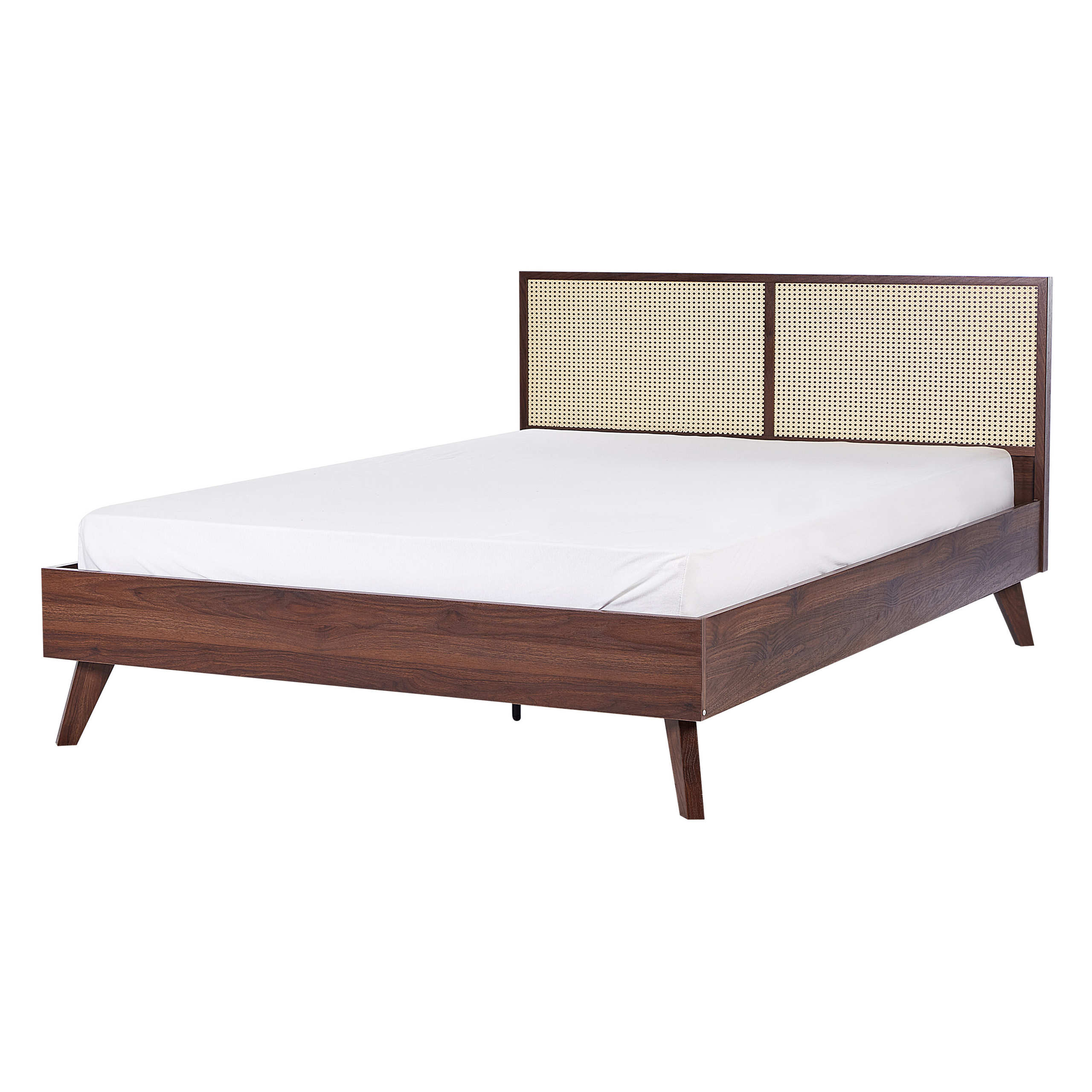Seng Rattan MONPAZIER 140 x 200 cm Mørkebrun