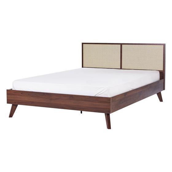 Seng Rattan MONPAZIER 140 x 200 cm Mørkebrun