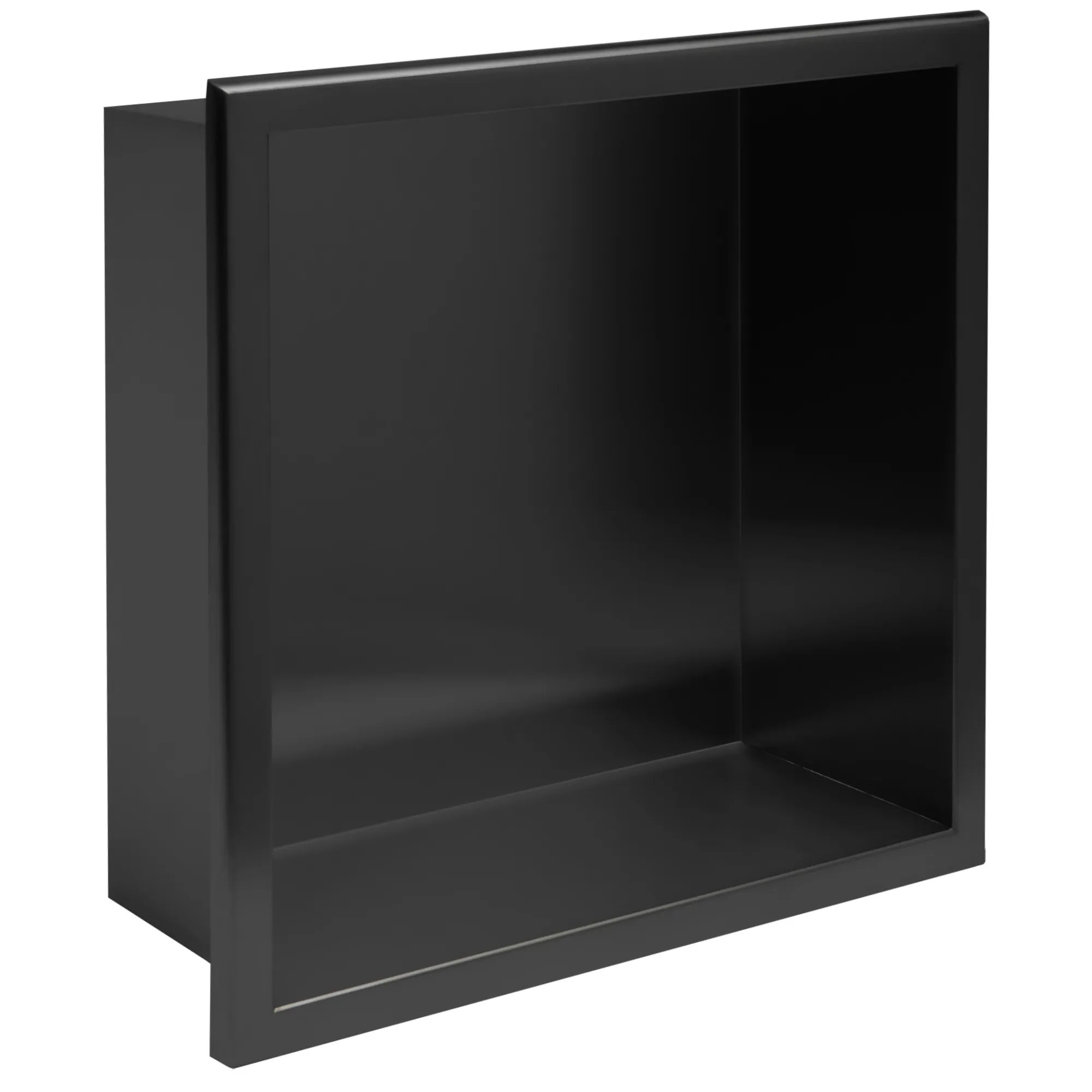 REA indbygget badeværelseshylde 4 30x30x10 Sort, 10x30x30cm