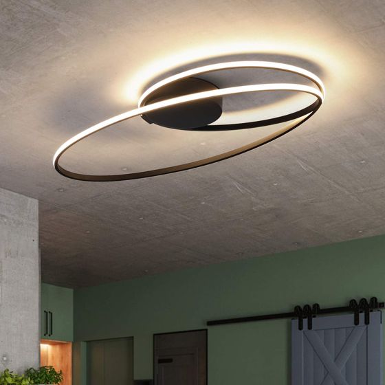 NETTLIFE LED - loftslampe, til stue, 36W, stuelampe, til soveværelse, 3000K, varm hvid