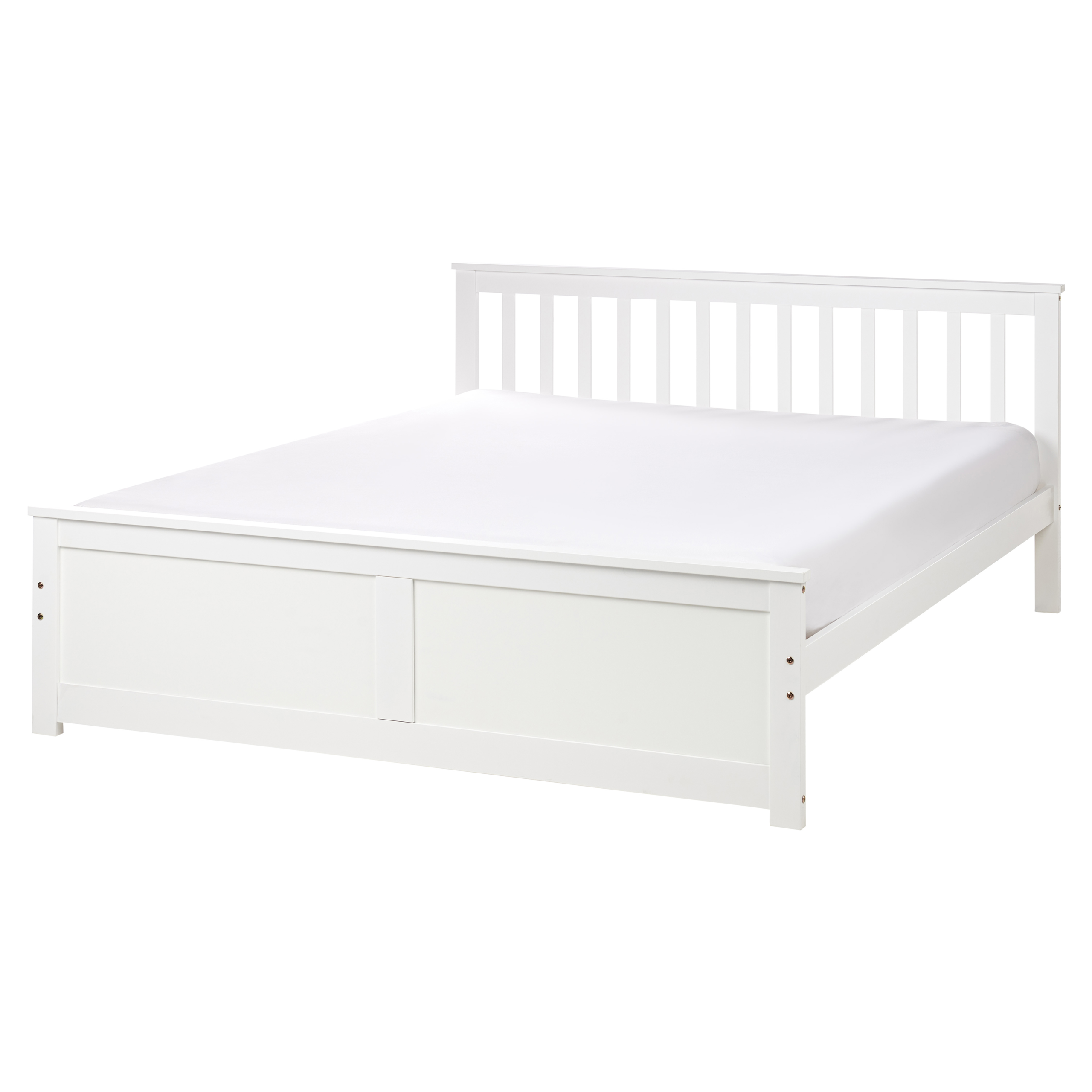 Seng Fyretræ OLENDON 160 x 200 cm Hvid