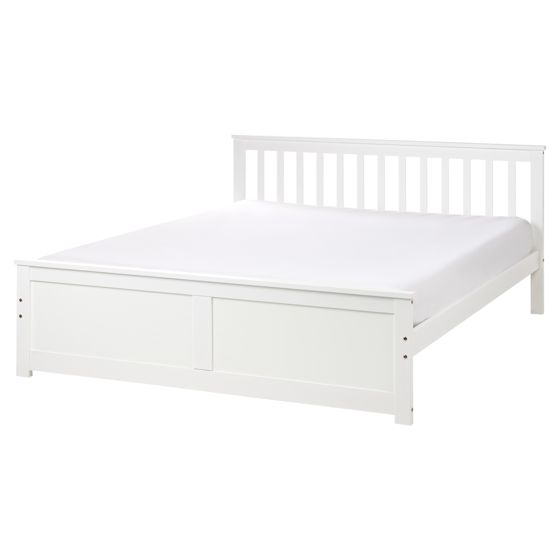 Seng Fyretræ OLENDON 160 x 200 cm Hvid