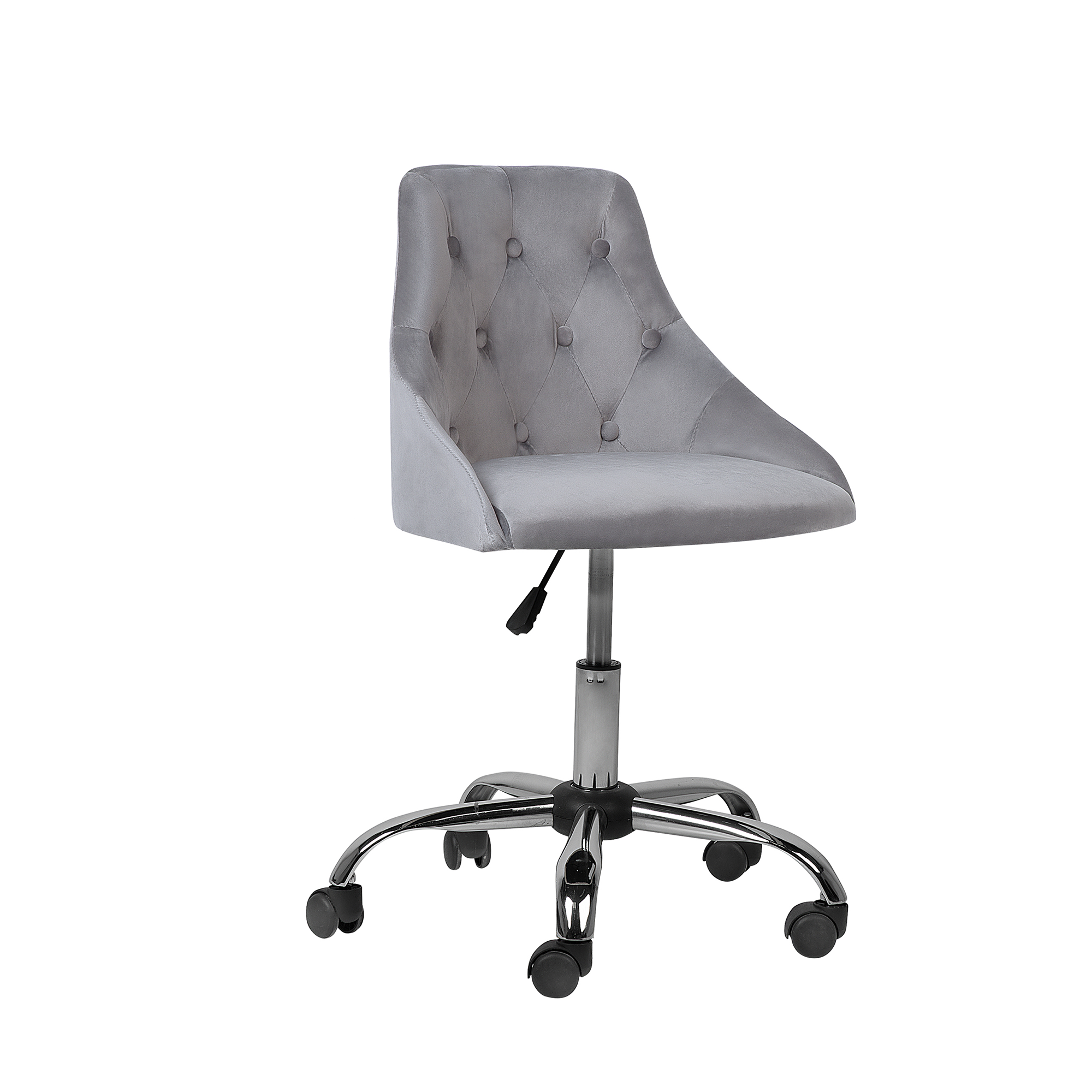 Skrivebordsstol PARRISH Velour Grå