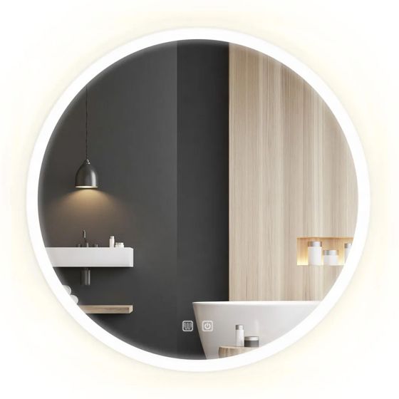 REA spejl LED FFJ 50cm Hvid 2x50x50cm