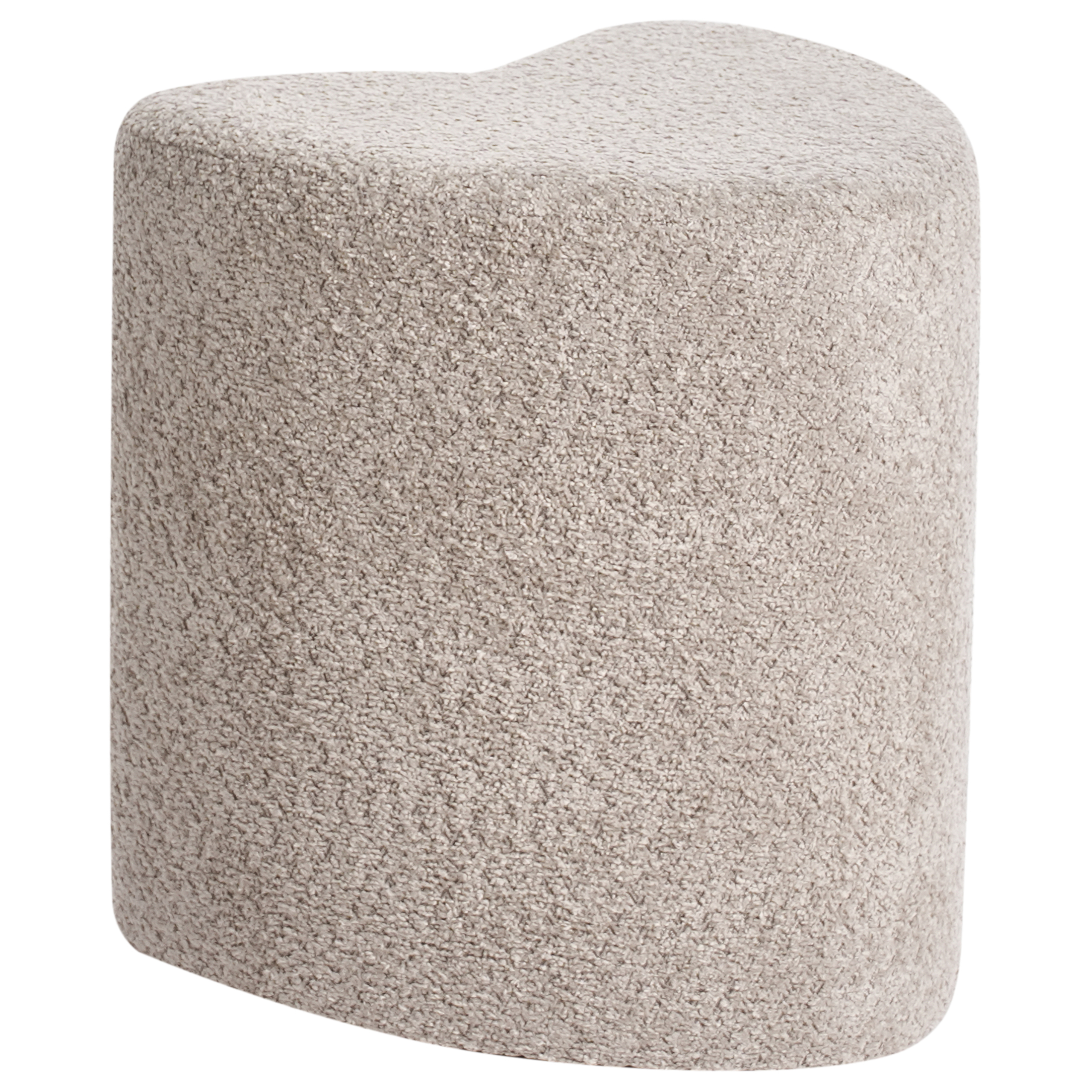 Puf SCOTIA Chenille Lysebrun