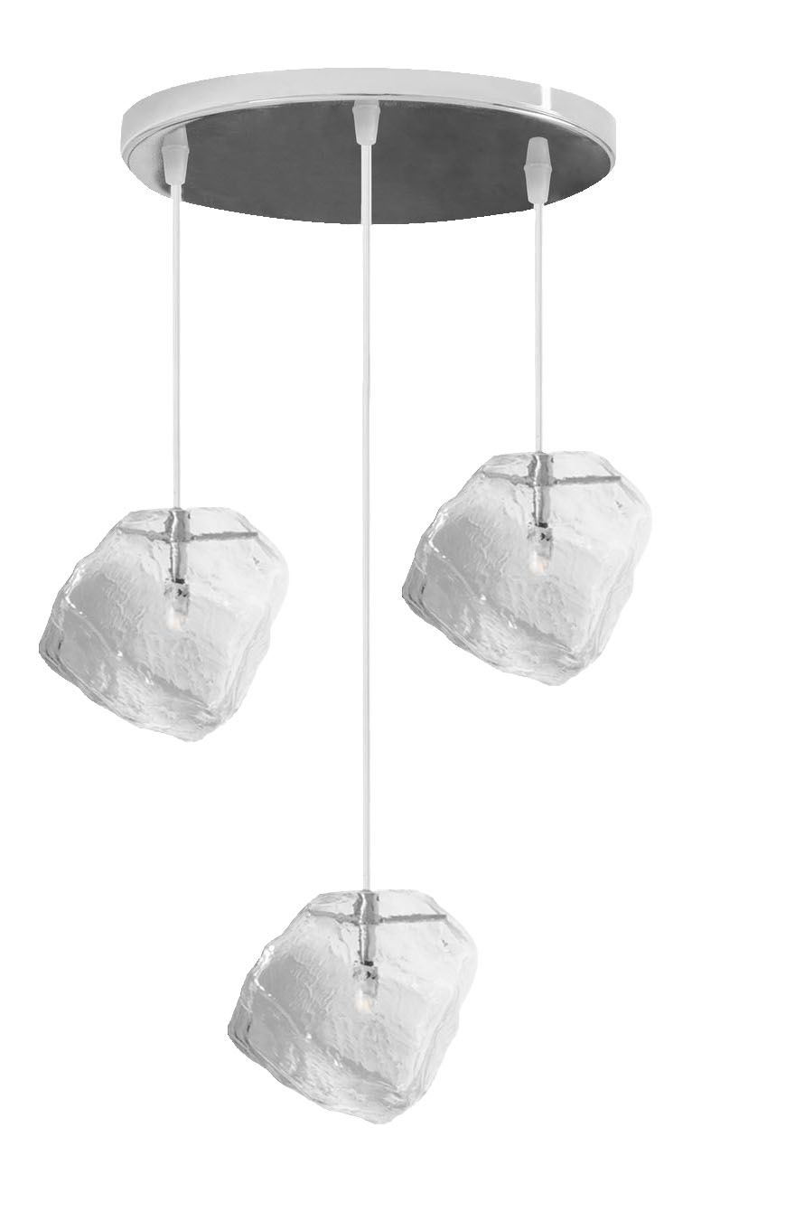 Toolight Pendellampe APP320-3CP Grå 94x30x94cm