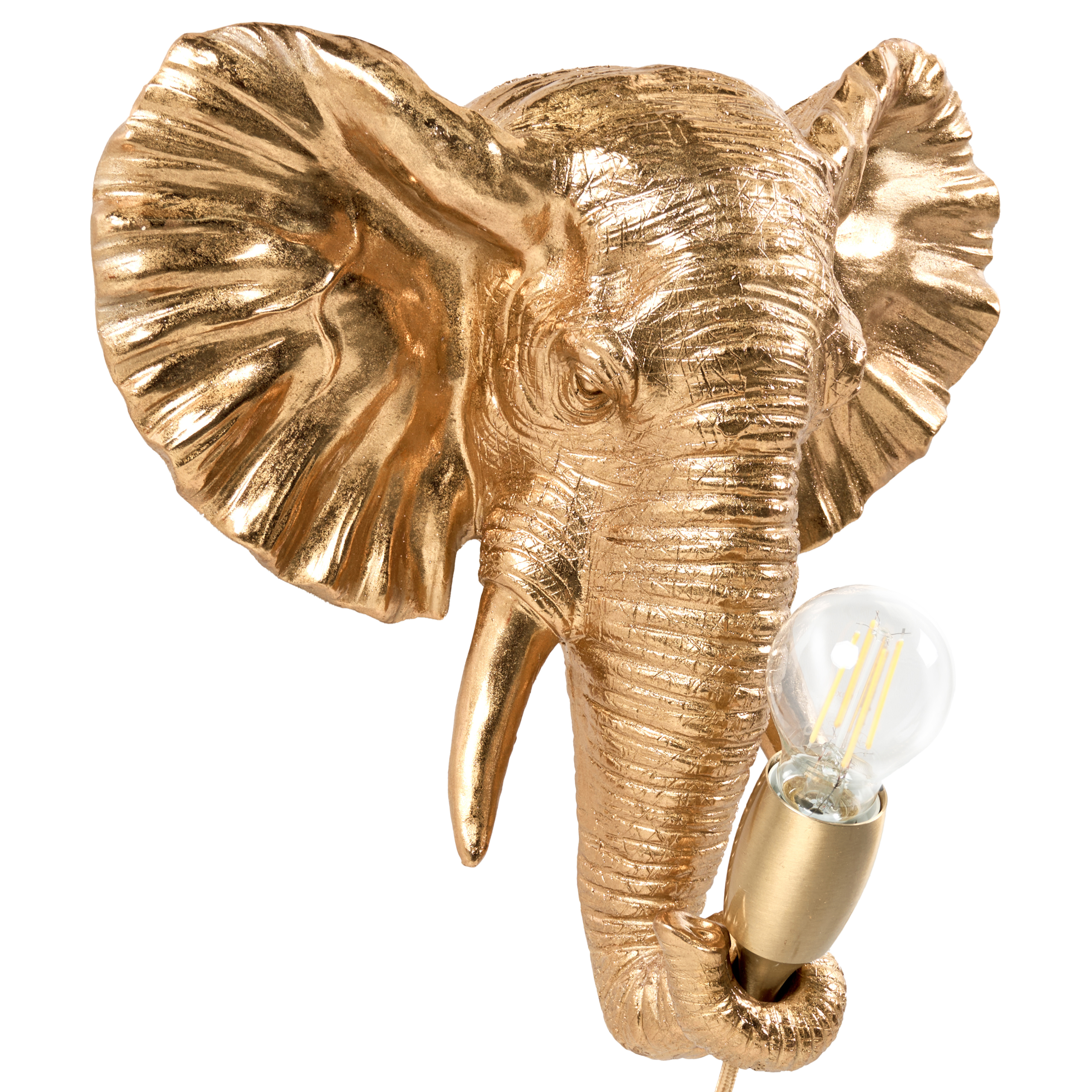 Væglampe Elefant ELEPHANTI Guld