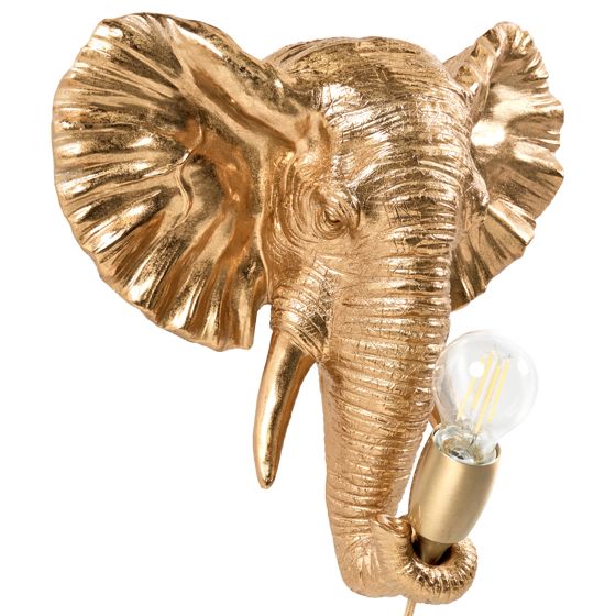 Væglampe Elefant ELEPHANTI Guld
