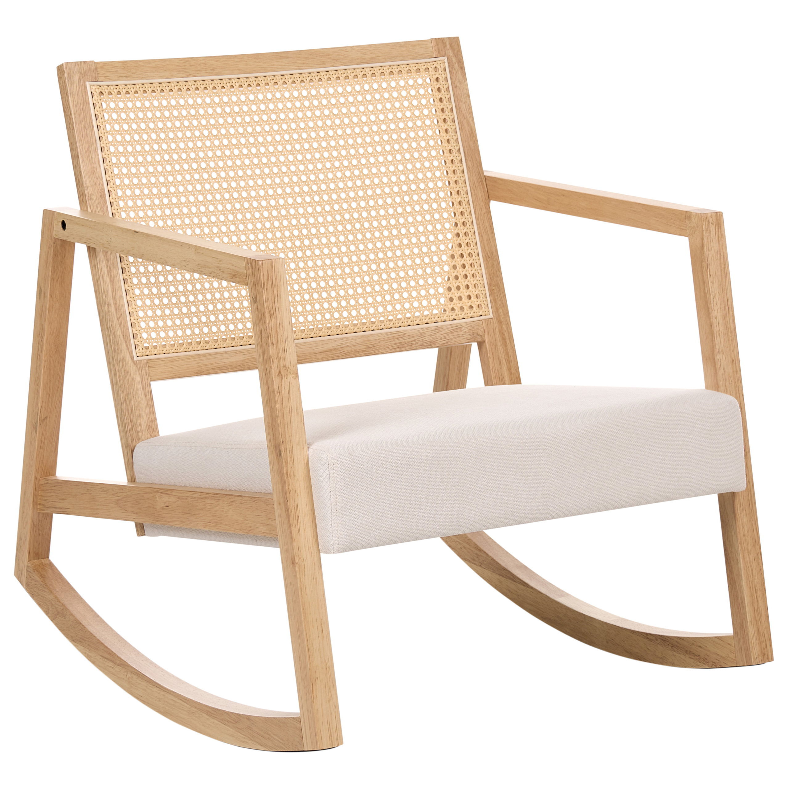 Gyngestol LEIDY Træ Lysebrun/lys beige