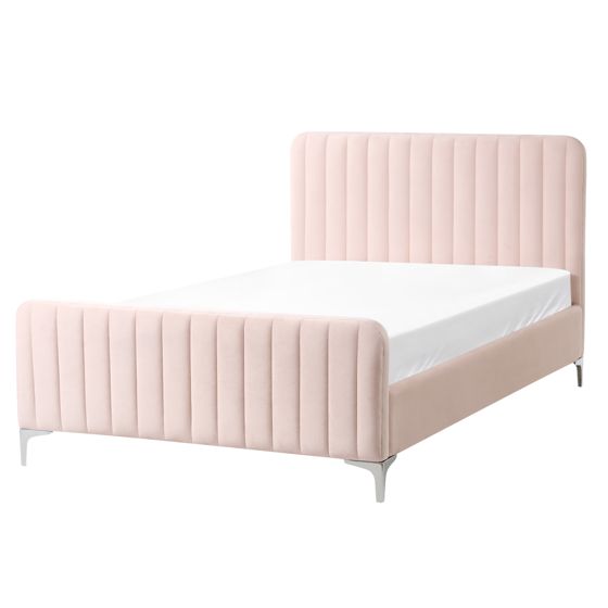 Seng Velour LUNAN 120 x 200 cm Pastellrosa