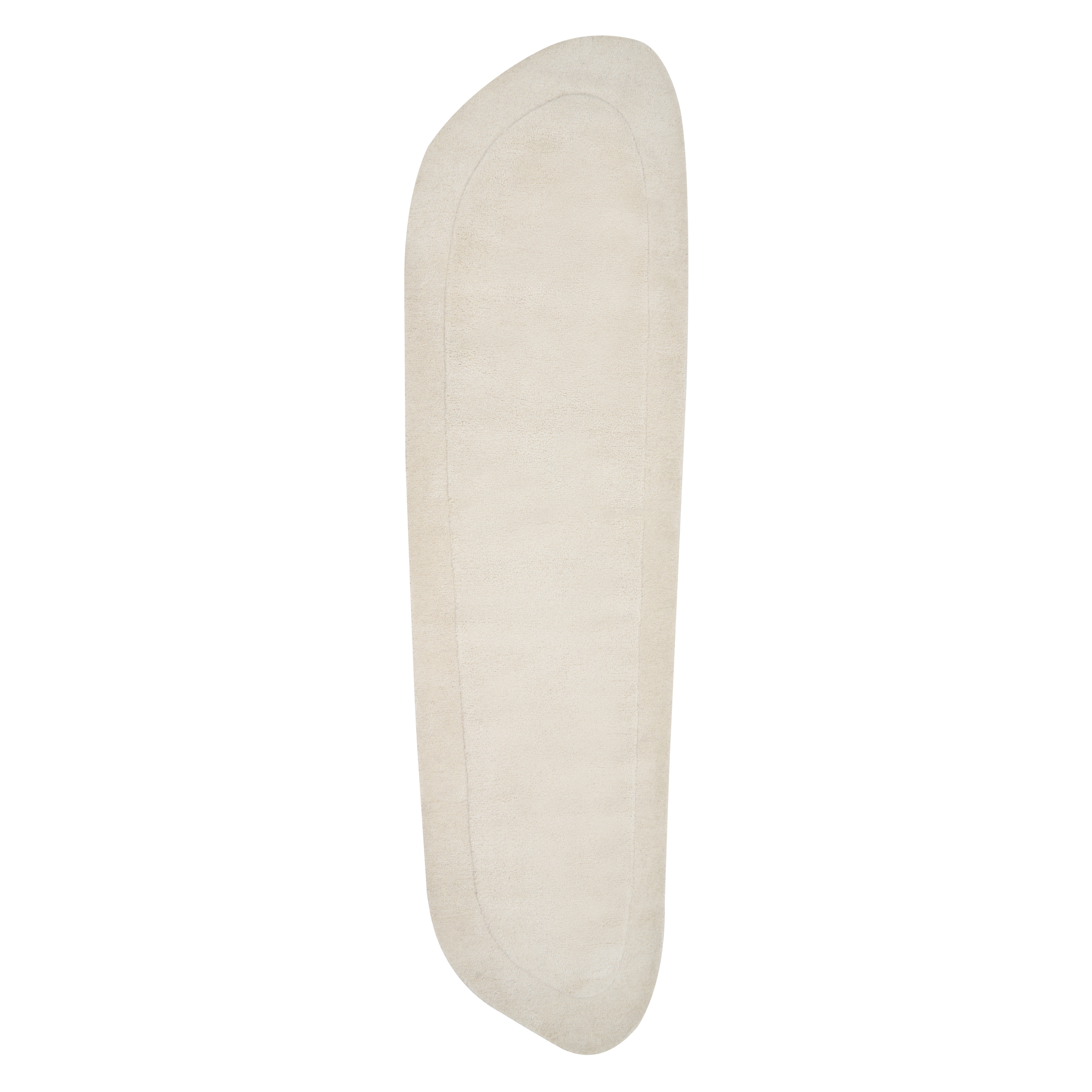 Gulvtæppe BERANI Lys Beige 80 x 250 cm Viskose