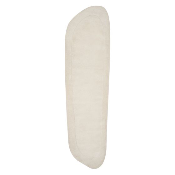 Gulvtæppe BERANI Lys Beige 80 x 250 cm Viskose