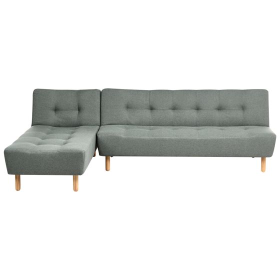 Hjørnesovesofa modul 4 personers ALSTEN Grøn Højrevendt
