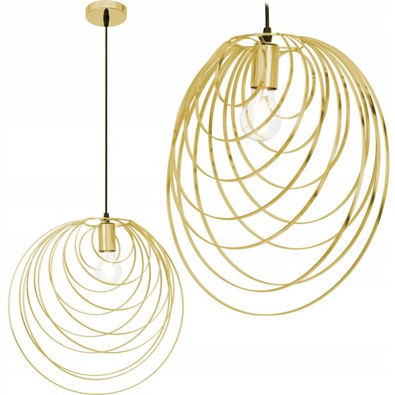 TOOLIGHT hængende loftlampe APP428-1CP Guld 39x40,5x39cm