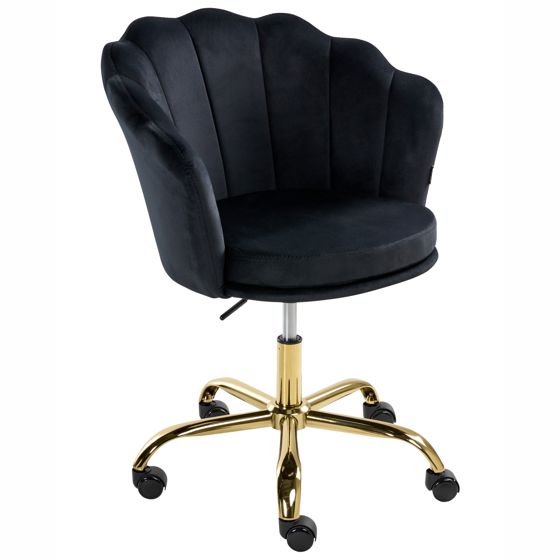 Skrivebordsstol MONTICELLO Velour Sort