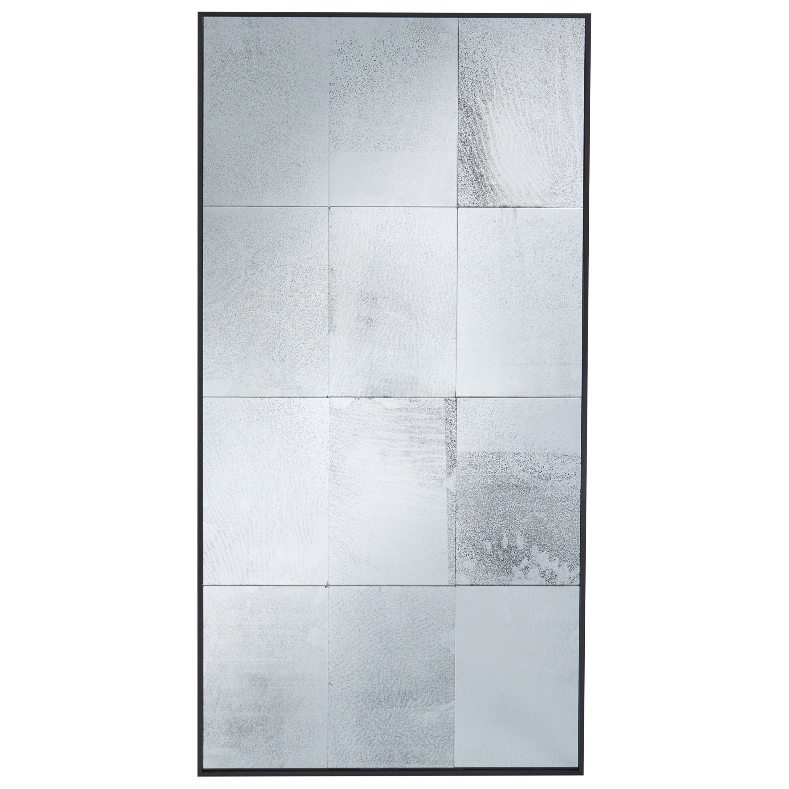 Vægspejl CALMONT 60 cm 120 cm Glas Sort