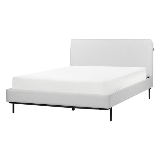 Seng CORIO 140 x 200 cm Lysegrå