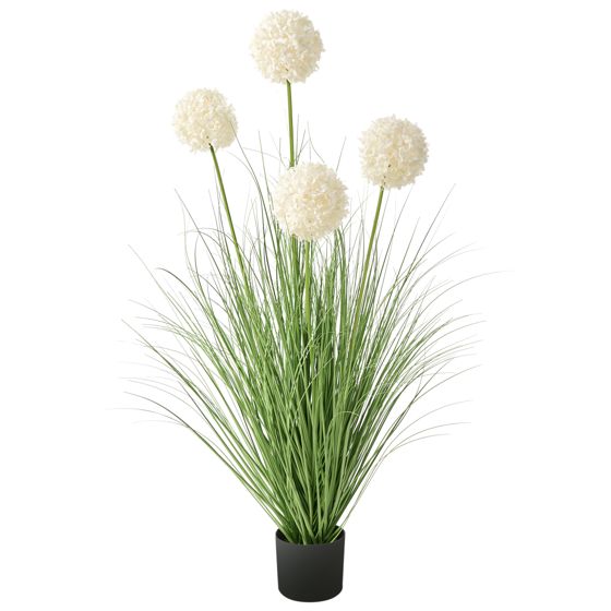 Kunstig plante SNOWBALL BUSH 120 cm Hvid