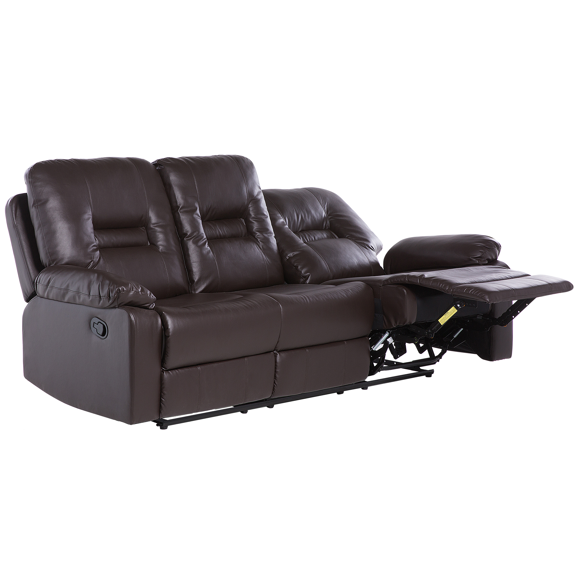 Manuel recliner sofa 3 personers BERGEN Kunstlæder Brun