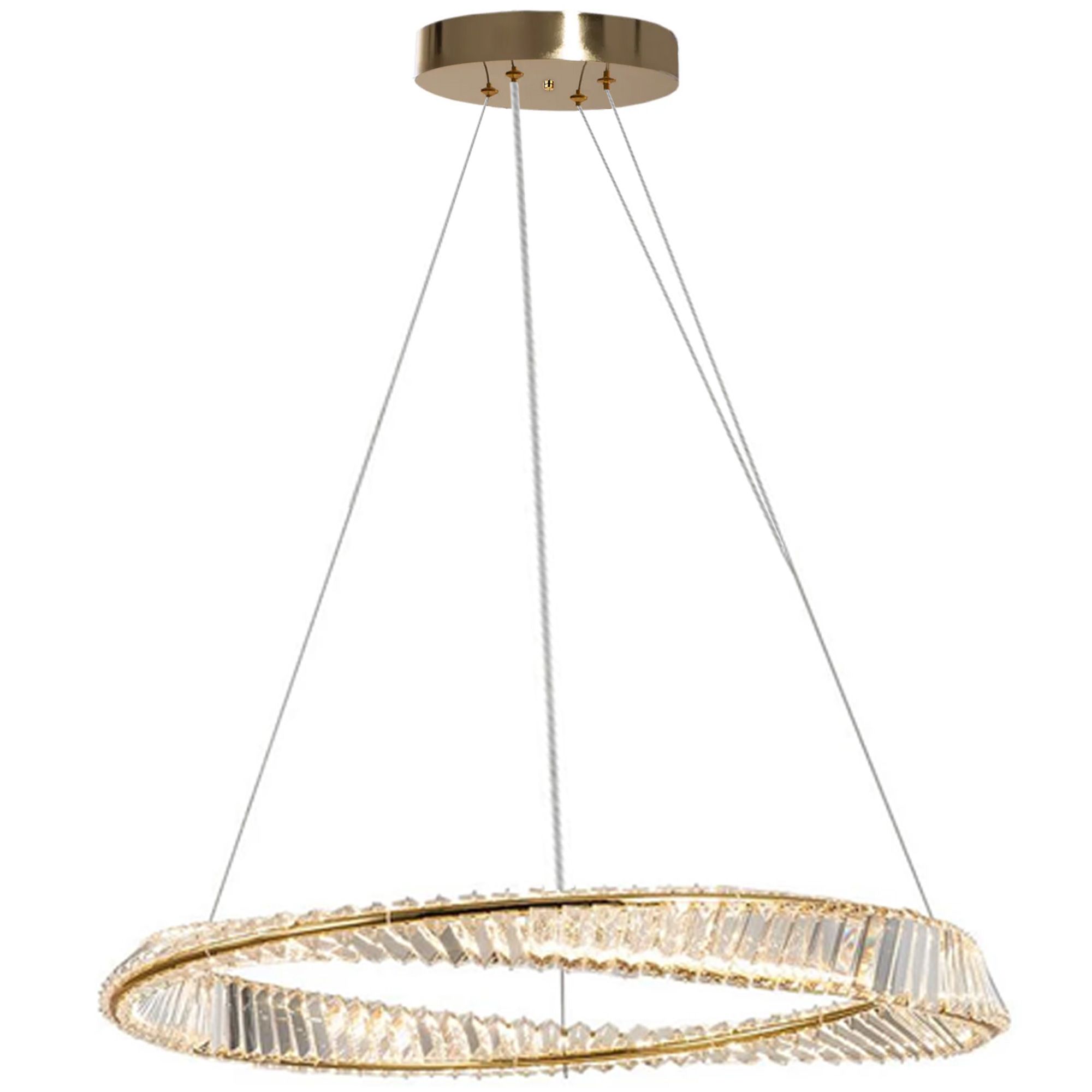 TOOLIGHT hængende loftlampe APP1064-1CP LED Guld 60x12x90cm