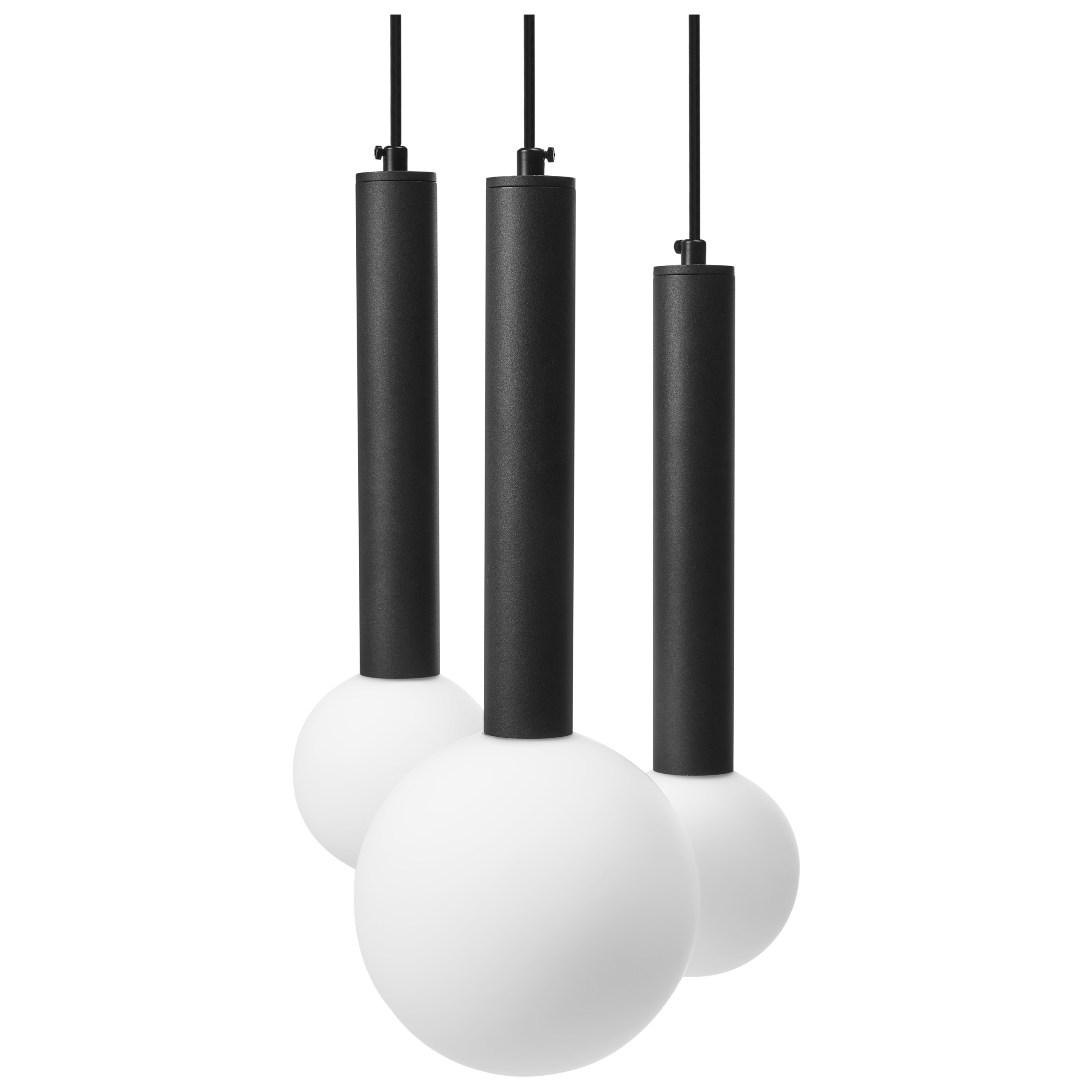 Loftlampe BOUES Metal Sort