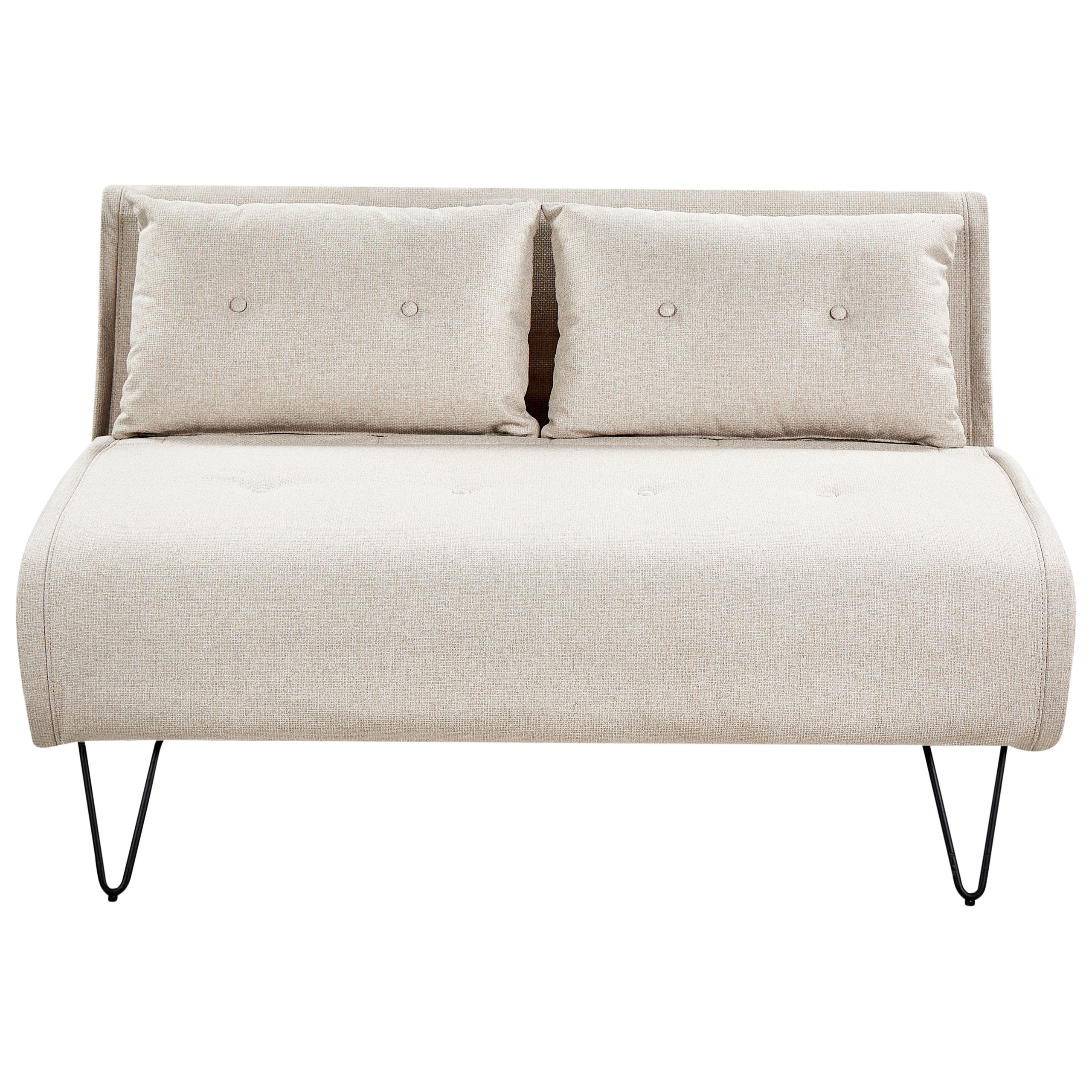 Sovesofa 2 personers VESTFOLD Lys Beige