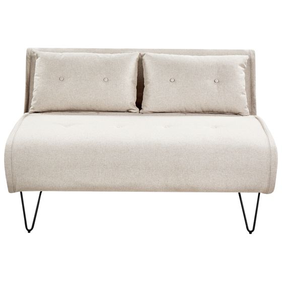 Sovesofa 2 personers VESTFOLD Lys Beige