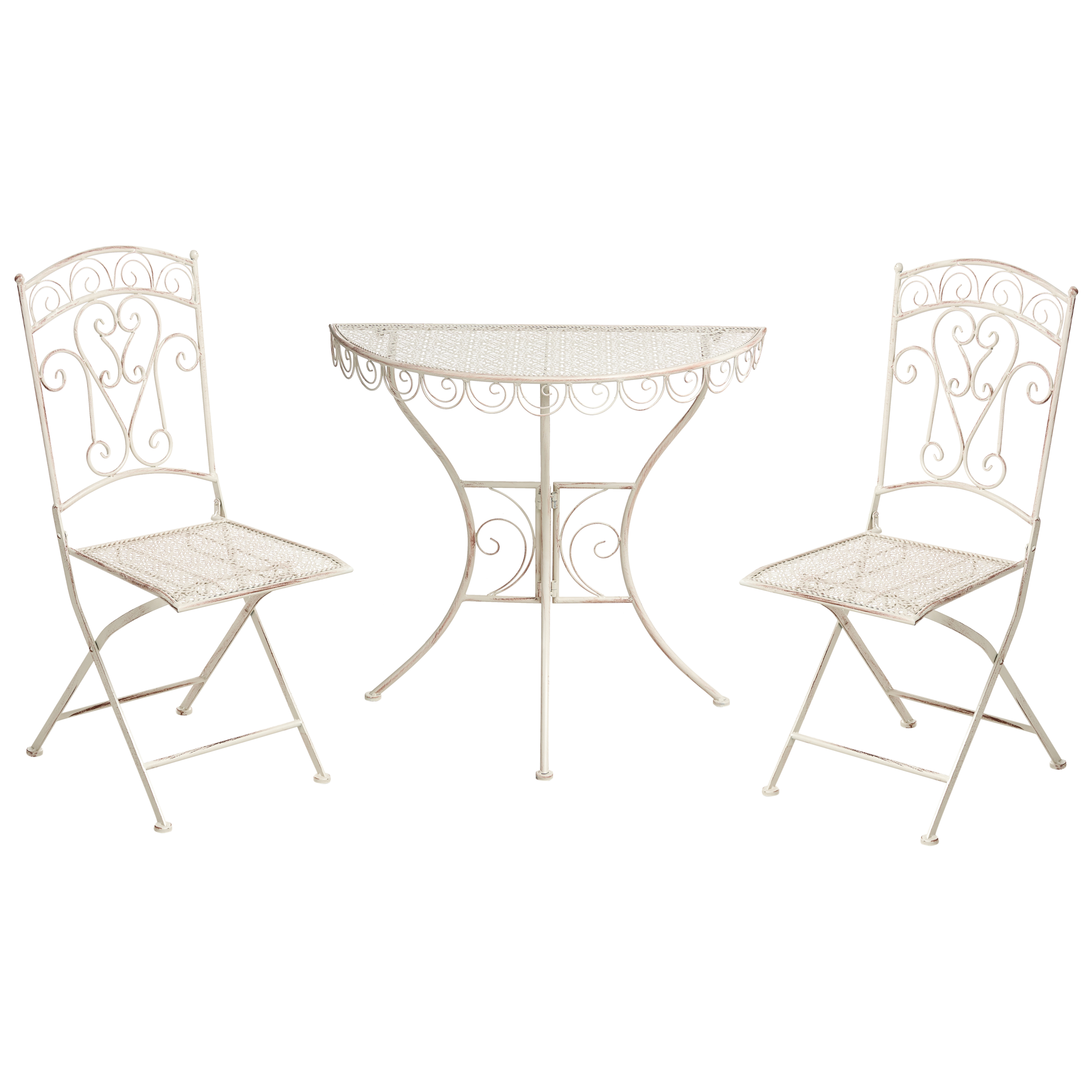 Altansæt Foldbar JUINA Metal Lys Beige