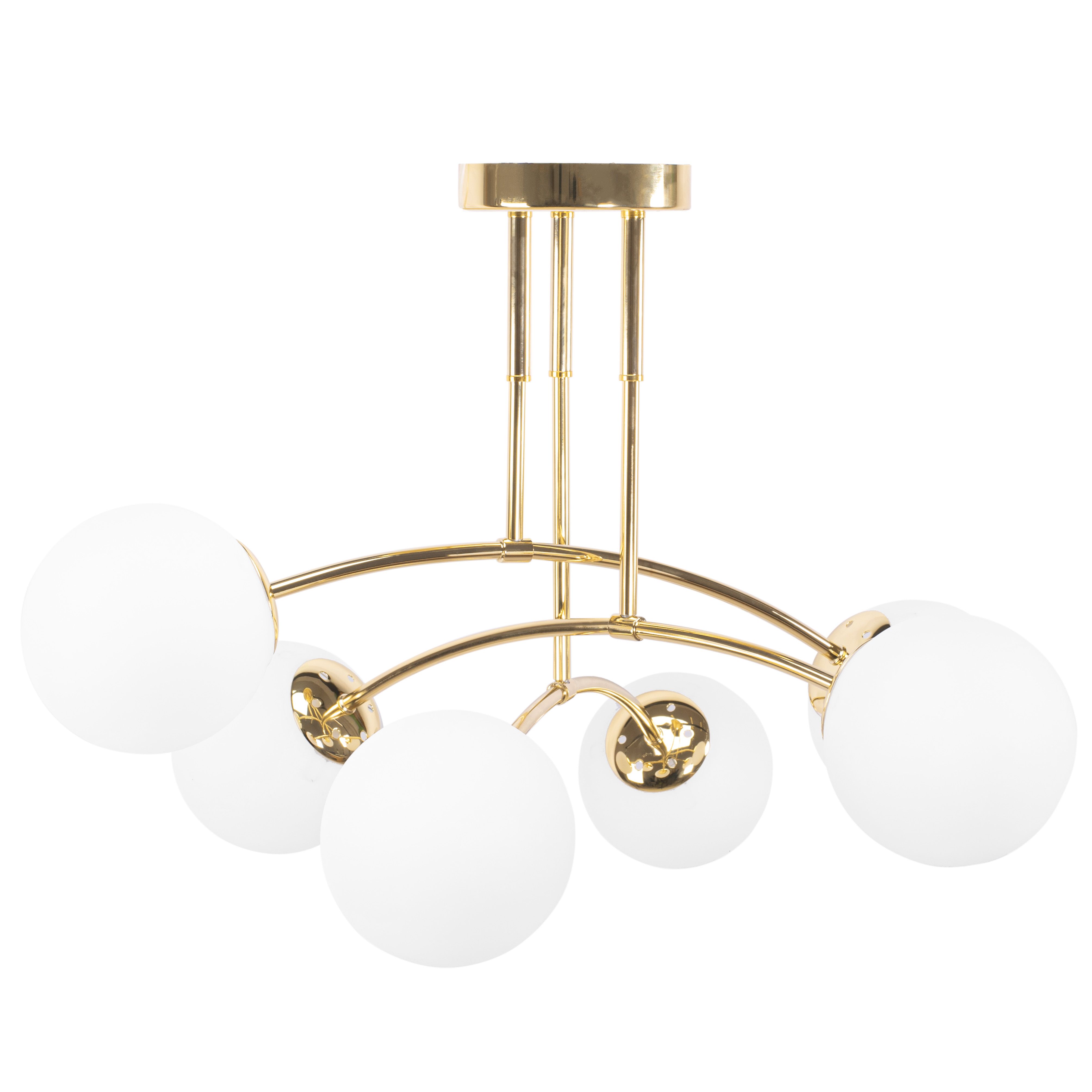 TOOLIGHT hængende loftlampe APP1577-5CP Guld 75x75x50cm