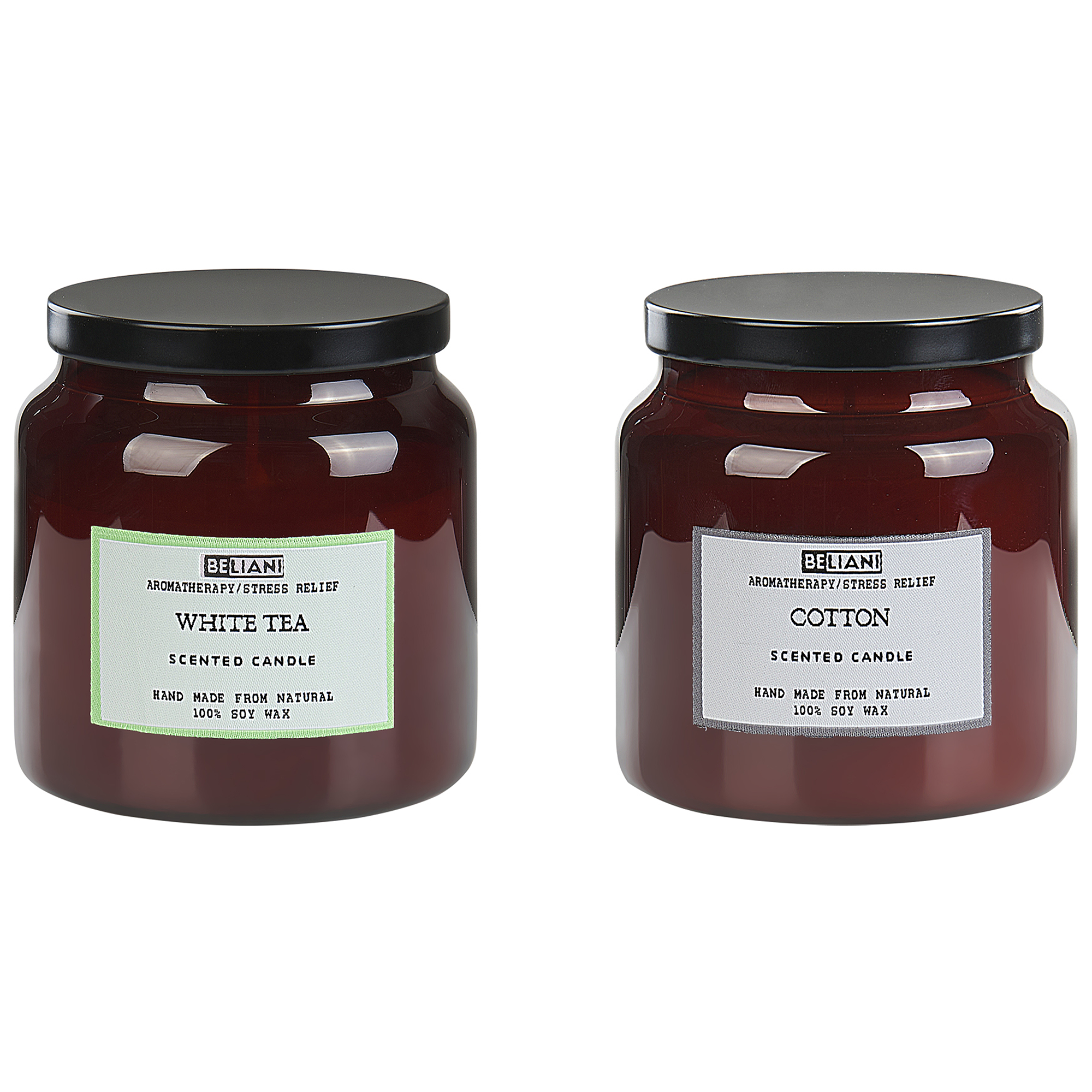 Sæt med 2 duftlys ABSOLUTE ALCHEMY Soja voks Fresh notes