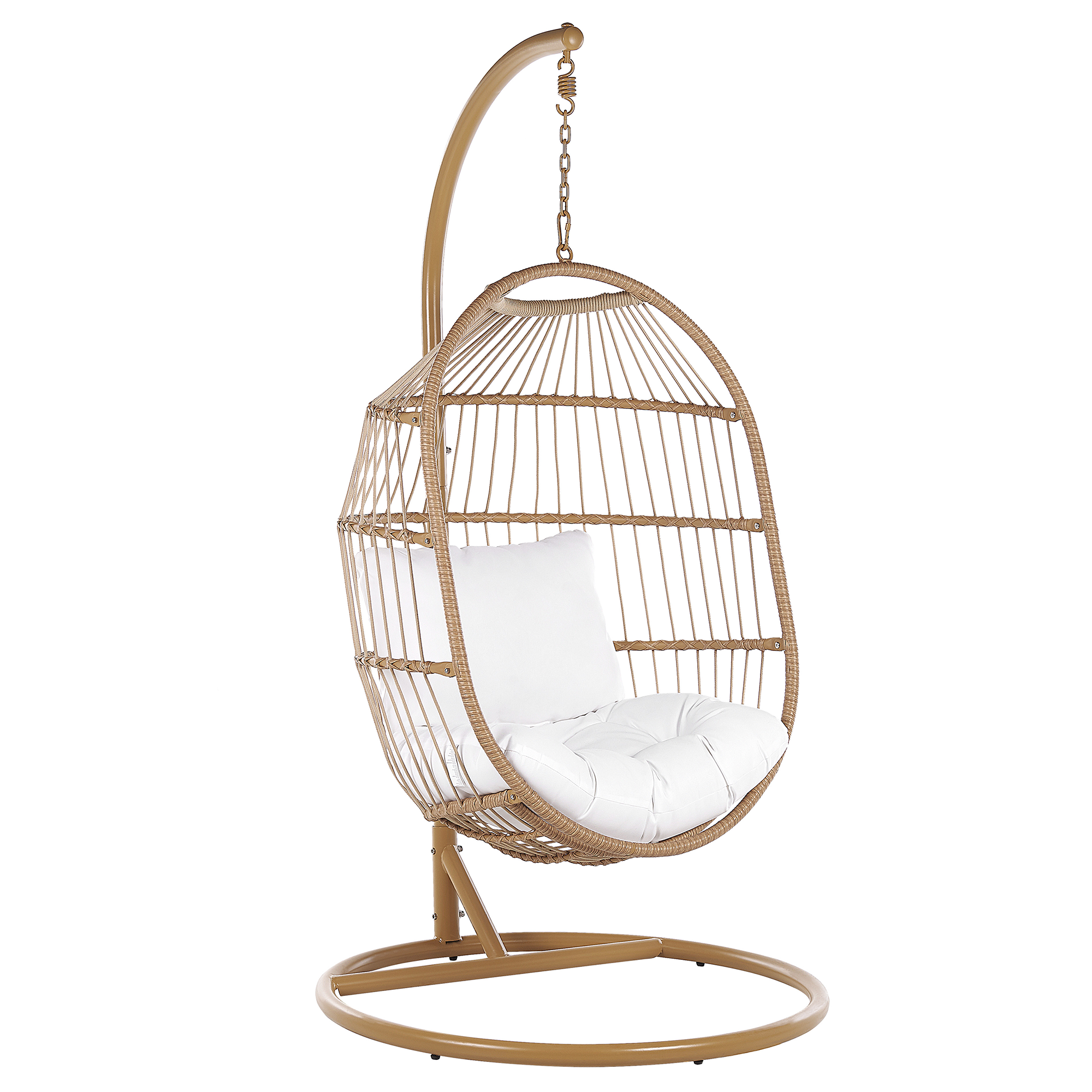 Hængestol med stativ ALBA PE-rattan Naturlig