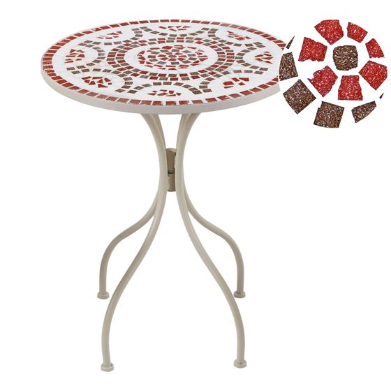 Bistro bord SPELLO 60 cm 60 cm Hvid