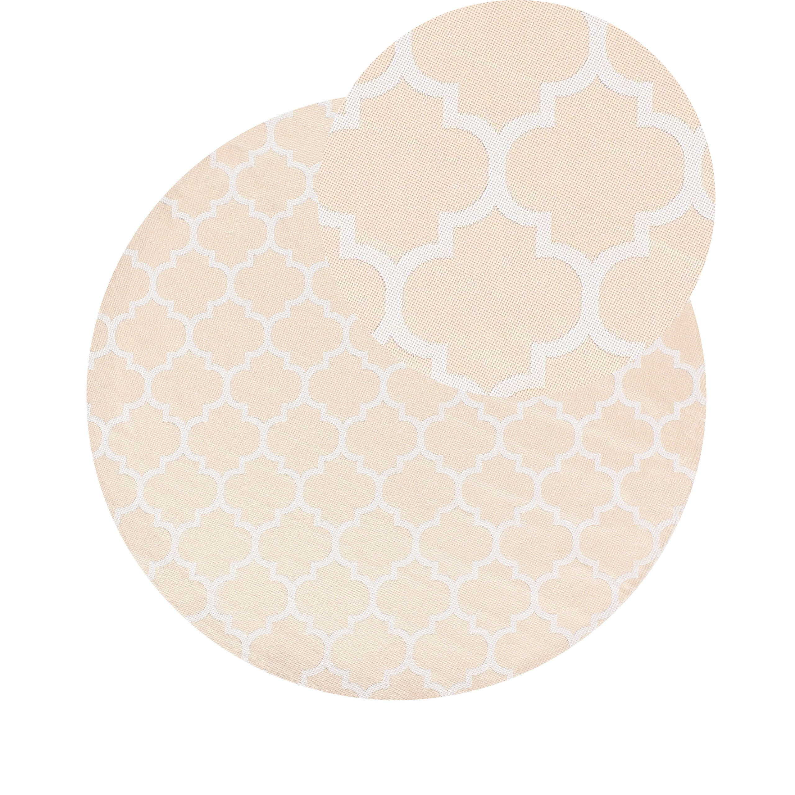 Udendørstæppe MOSORE Beige ø 160 cm