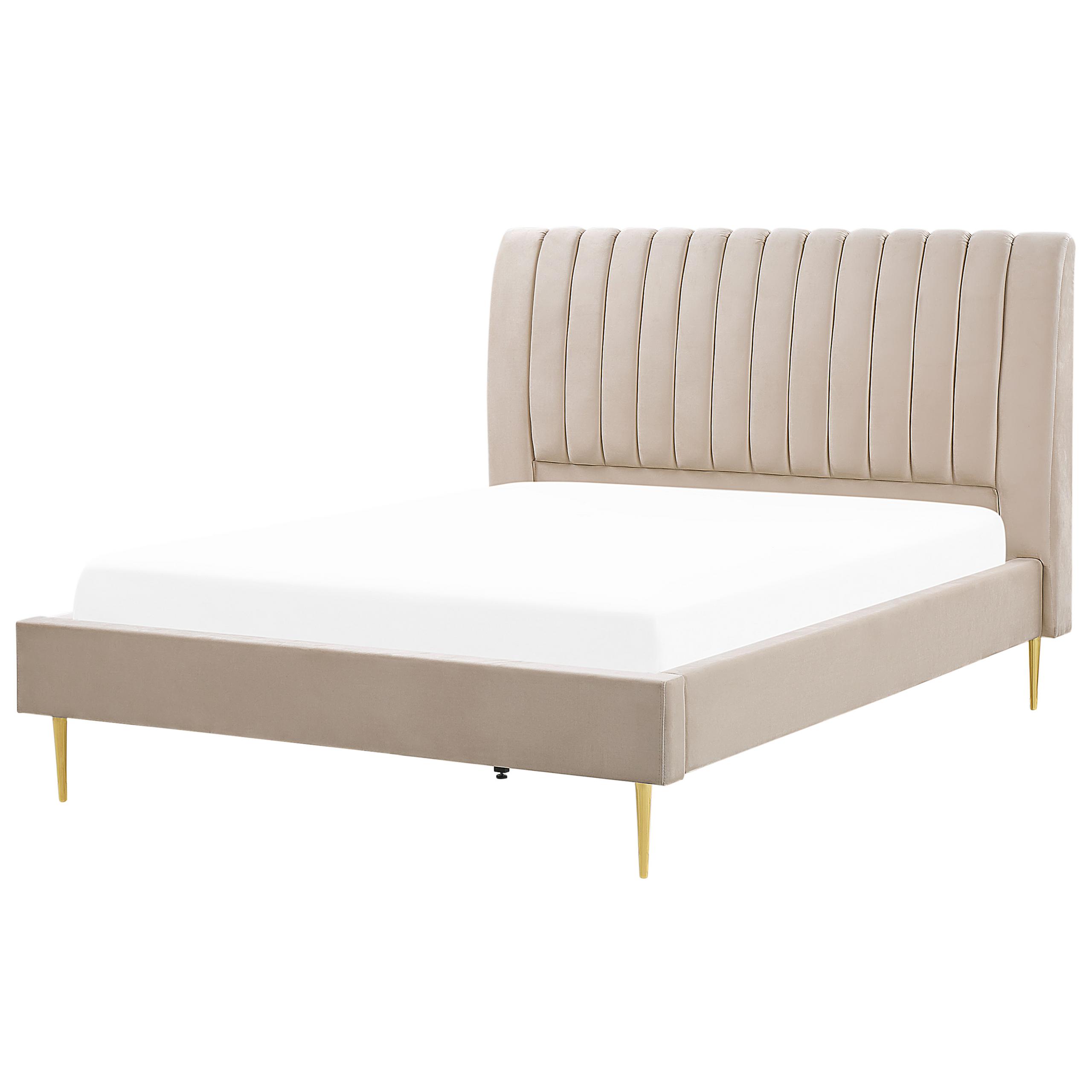 Seng Velour MARVILLE 160 x 200 cm Beige